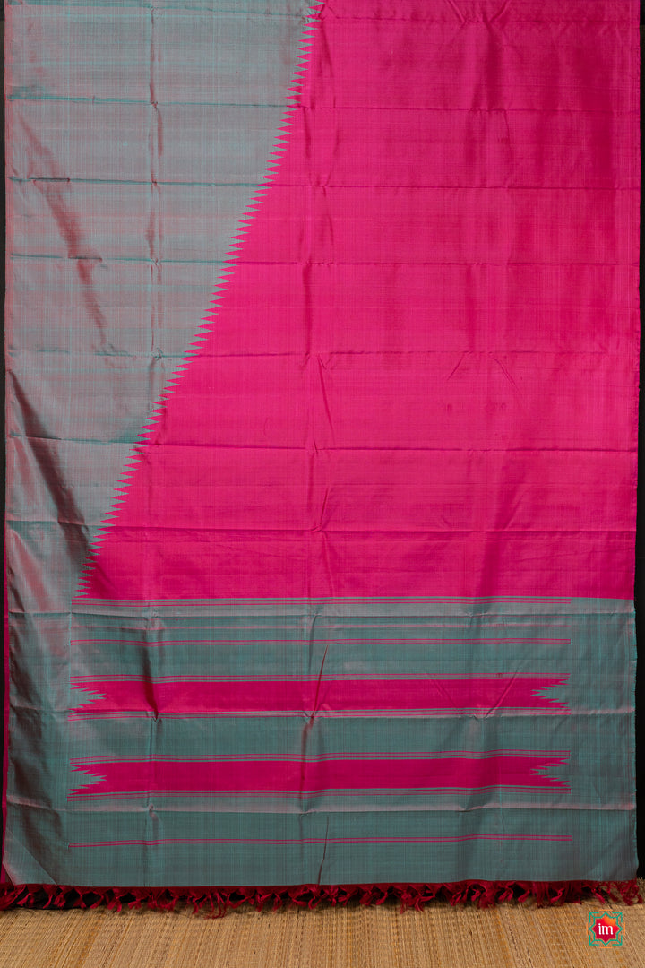 Grey-Pink-Rising-Border-Handloom-Silk-Saree-Trisha-5-The-Indian-Motif