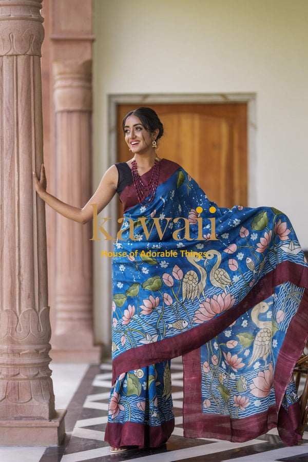 Vapika-Batik-Saree-The-Indian-Motif