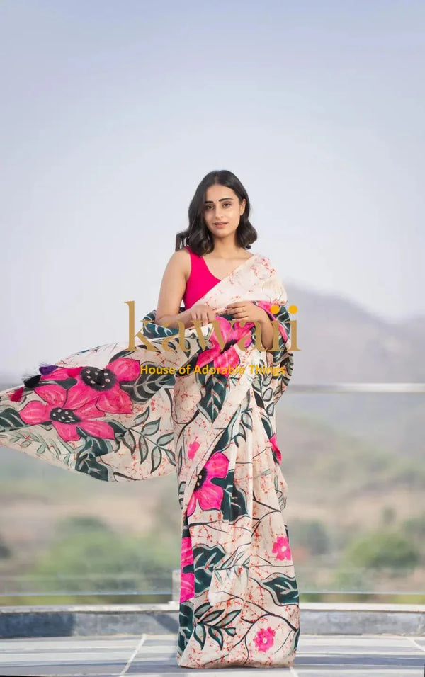 Sumona-Batik-Saree-The-Indian-Motif