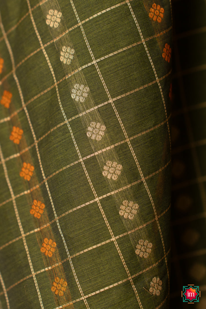 Mint-Green-1000-Butta-Handloom-Kanchi-Cotton-Dupatta-Kamalam-2-The-Indian-Motif
