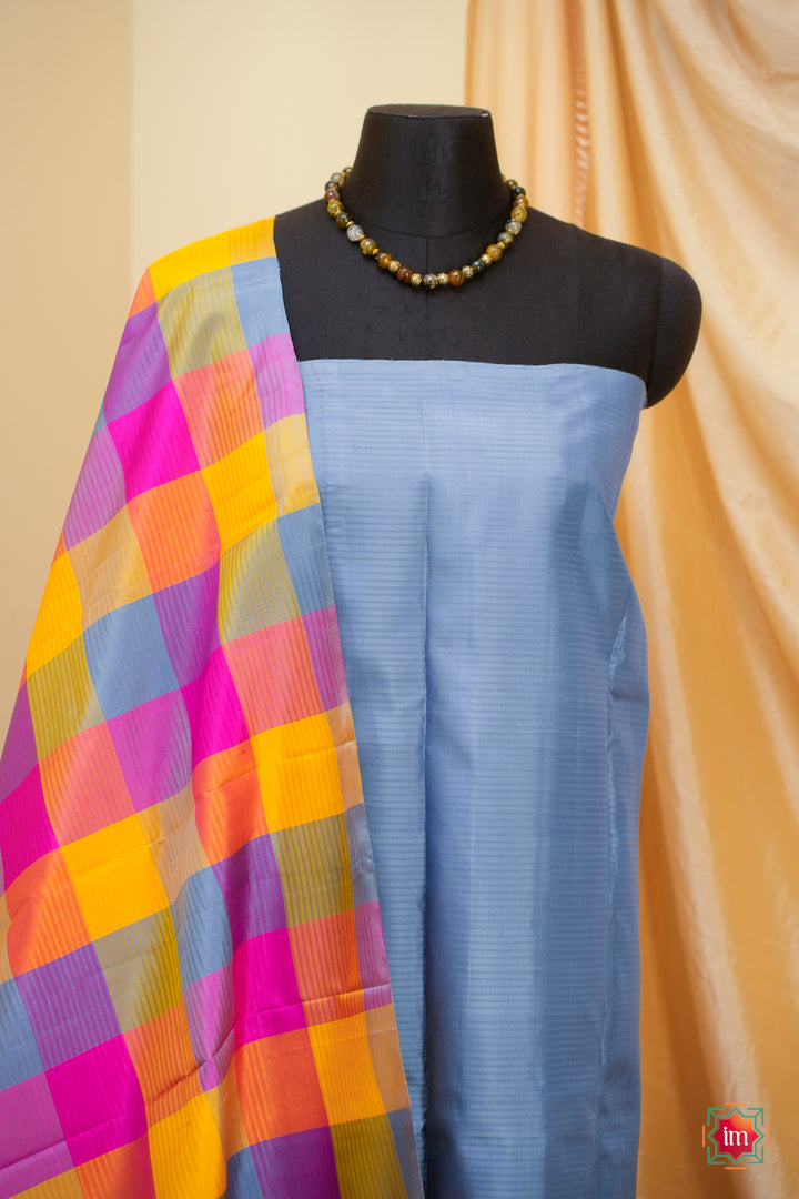 Palum-Pazhamum-Kanjivaram-Thread-work-handloom-saree-Panjavarnam-8-The-Indian-Motif