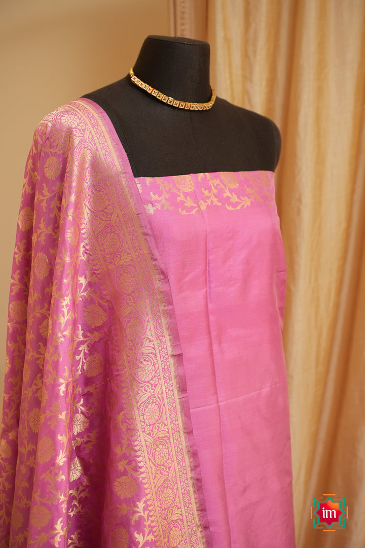 Pink-Banaras-Silk-Saree-Gulaab-8-The-Indian-Motif