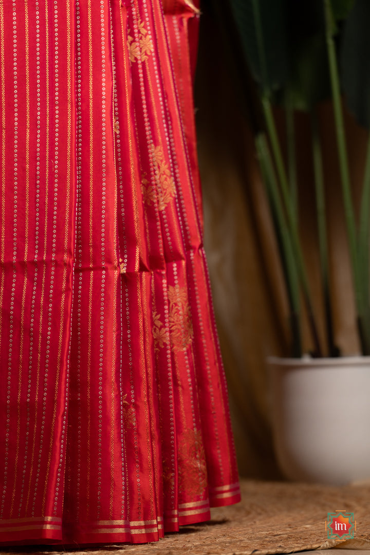 Pink-With-Green-Molkalmuru-Soft-Silk-Saree-Sundari-3-The-Indian-Motf