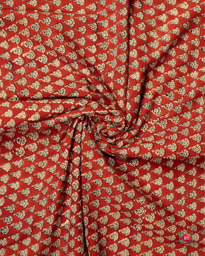 Red-Bagru-Handblock-Printed-Fabric-2-The-Indian-Motif
