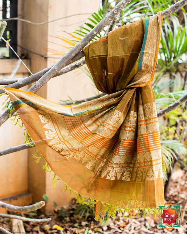 Kanchi Cotton Dupatta Manthulir