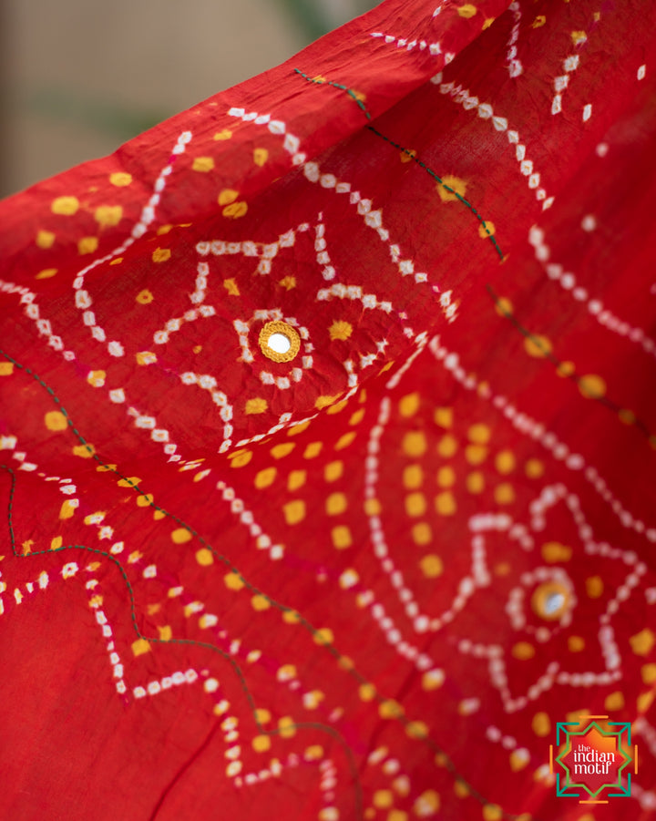 Bandhni-Cotton-Dupatta-Champa-4-The-Indian-Motif