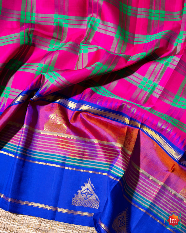 Kanjivaram Silk Saree Sathurangam-The Indian Motif