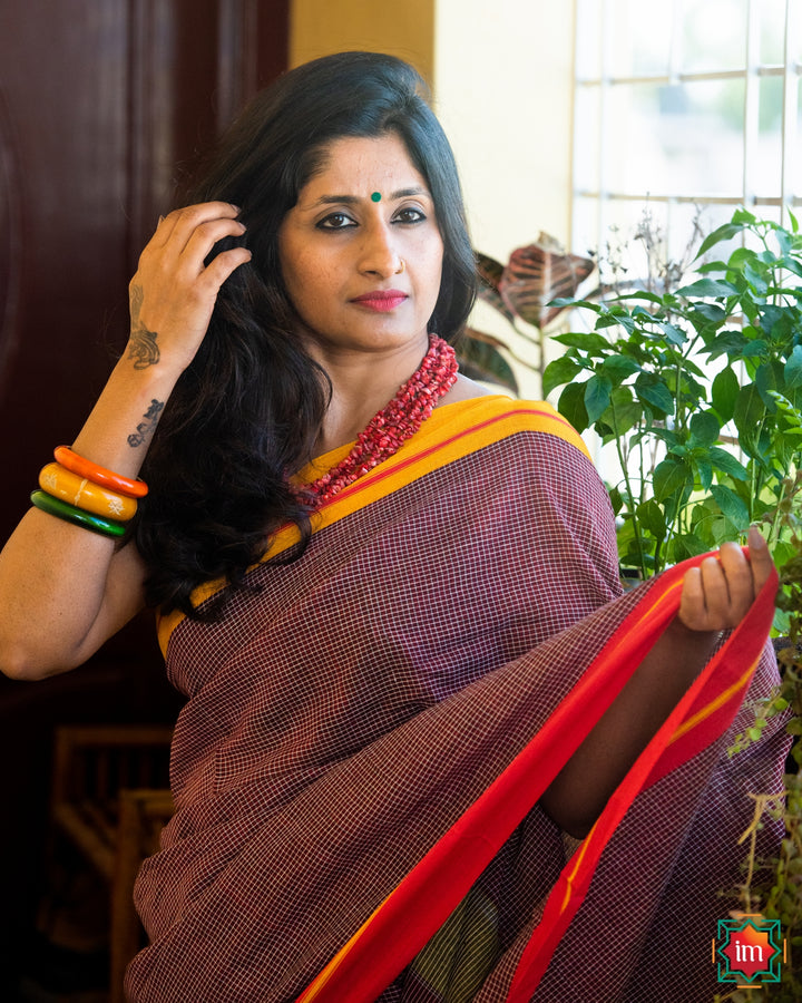 Patteda-Anchu-Ganga-Jamuna-Saree-Gagana-The-Indian-Motif